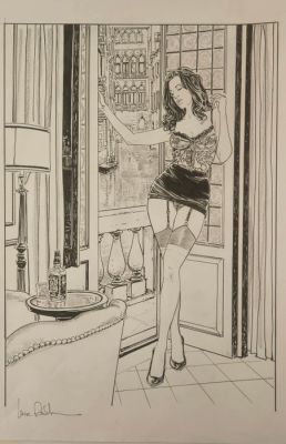 Luca Raimondo - 1 Original drawing - Luca Raimondo - Eva in Venice - disegno preparatorio - 2026 | Catawiki