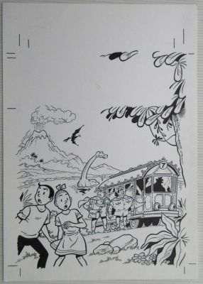 Luc Morjaeu - 1 Original cover - Suske en Wiske - Wattman - 2009 | Catawiki