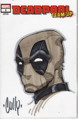 Cully Hamner | Deadpool Sketch Cover | Essential Sequential