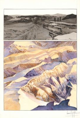 Emmanuel Lepage | Planche originale - Au pied des étoiles | Daniel Maghen