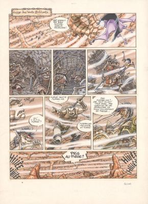 Thierry Ségur | Planche originale n°36 - La Saison des cendres - Légendes des Contrées oubliées | Daniel Maghen