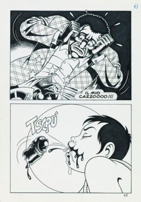 Magnus (Roberto Raviola) - 1 Original page - Necron - Tavola originale - Gli orrori della metropoli - 1985 | Catawiki