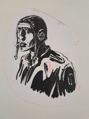 Gipi - 1 Original drawing - L’Aviatore | Catawiki