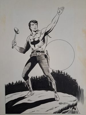 Torricelli, Marco - 1 Original drawing - Zagor - Lo spirito con la Scure | Catawiki