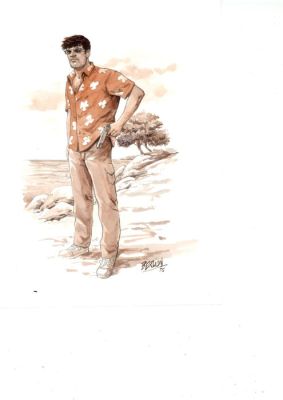 Berlion, Olivier - 1 Original colour drawing - Tony Corso - 2025 | Catawiki