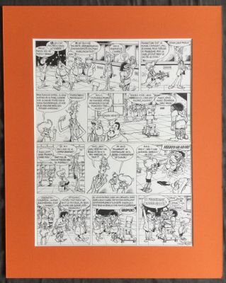 Devos, Jacques - 1 Original page - Génial Olivier - Verleden voor de klas/Le passé recomposé - 1979 | Catawiki