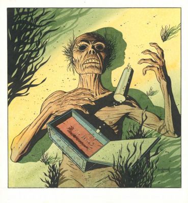 André Juillard | Couverture originale - L’Alchimiste - Le Triangle secret - Lacrima Christi | Daniel Maghen