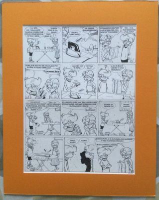 Devos, Jacques - 1 Original page - Génial Olivier - Strijk ’t ijzer als het heet is.../ Fer et défaire... - 1981 | Catawiki