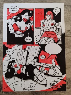 Rafaela Manzinni & Jaimes Leifam - 1 Original page - Strange Loves - Histoire 2 (Bondage Hotel) - 2022 | Catawiki