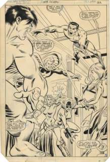 Buscema, Sal - DEFENDERS, THE 1972-86 #119 Splash Page | ComicConnect