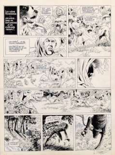 Vicomte, Laurent | BALADE AU BOUT DU MONDE Planche originale Ã  l’encre de | Cornette de St Cyr