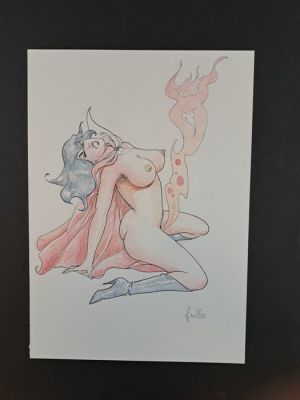 Frollo, Leone - 1 Original colour drawing - Lucifera | Catawiki