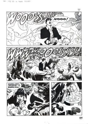 Mari, Nicola - 1 Original page - Dylan Dog Speciale #23 - "L’angelo caduto" - 2009 | Catawiki
