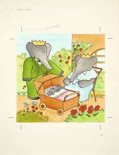 Laurent de Brunhoff Né En 1925 - La Promenade des bébés