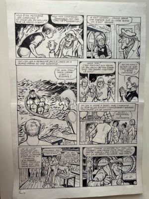 Sirius - 1 Original preliminary page - Pemberton - «Les Damnés de l’Opera» | Catawiki