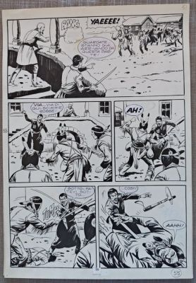 Donatelli, Franco - 5 Original page - Zagor - La finne di un tiranno - 1976 | Catawiki