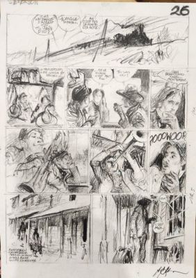 Follet, René - 1 Original preliminary page - Stevenson, Le Pirate interieur - 2013 | Catawiki