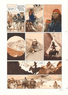 Christian Rossi | Golden West, Planche originale n°124 | Daniel Maghen