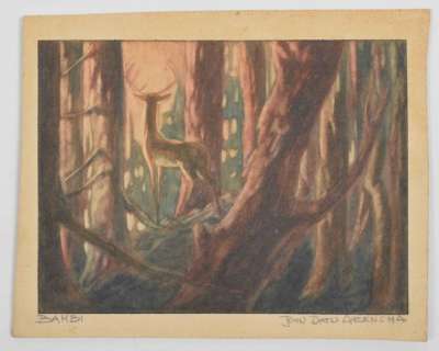 [ORIGINAL BOOK & COMIC BOOK ARTWORK] [WALT DISNEY] ATTRIBUTED TO JOHN DATU ARENSMA (1896-1985) | Zwiggelaar Auctions