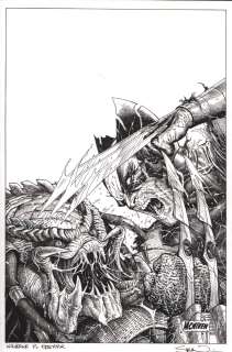 Steve McNiven - Predator Vs Wolverine #1 Variant Cover - Signed - 2023