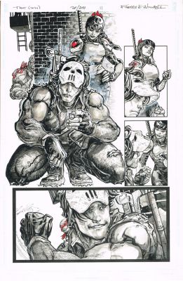 Freddie E. Williams II | TMNT (2024) (Issue 20/300, Pg 11) 11 x 17 | Freddie E. Williams II