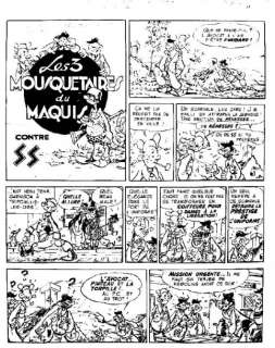 Marijac. (1908-1994). | MARIJAC. . Â« Les 3 Mousquetaires du Maquis contre SS Â». Ensemble de 45 | Tessier Sarrou