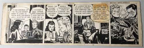 Milton Caniff. Terry and the Pirates. Daily. | Weiss Auctions