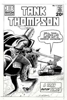 Russ Heath - Tank Thompson #1 War Cover (Published in Funky Winkerbean Comic Strip)