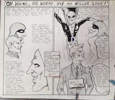 Holiday Charity Sale | Vincent Marchesano 5 Page Fanzine story | The Beguiling