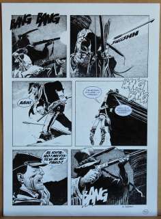 Enrique Breccia | Tavola per il Texone 31 ‘Capitan Jack’. Cm. 31 x 41. Anno di esecuzione 2016. Pag. 131. Firmata. | Art e Fumetto