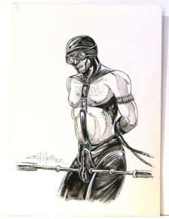 Hopper J.H Dessin original Ã  l’encre noire et aquarelle  signé  par Hopper tiré de [...] | Arthema Auction