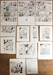 Geradts, Evert / Vermeulen, Bram | 3x Original page + 8x Original drawing + Note  - Wordt Vervolgd 6  - (1981) | Catawiki
