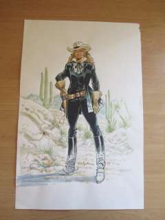 Meynet, Felix | original drawing  - Wild Cow Girl | Catawiki