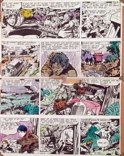 PAAPE Eddy  - Valhardi  - Planche 37 d’une aventure (probablement Les êtres de la [...] | Vermot et Associés