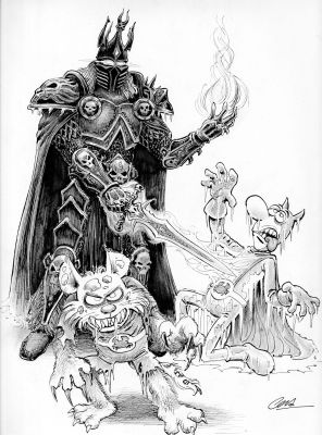 Joaquín Cera | Original drawing: Pafman vs Arthas Menethil – Cera | Origin Of Comics