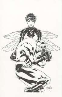 Mark Brooks - avengers the initiative 20 cover by mark brooks - wasp & ant man issue 20 page 1