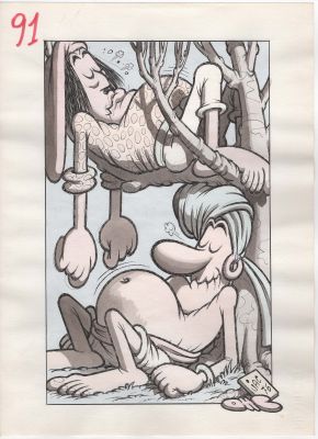Benito Jacovitti | Illustrazione originale pubblicata su ‘IL SALGARONE’ – 1976 | Art e Fumetto