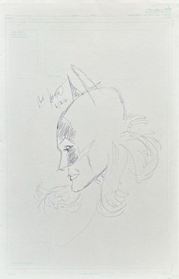 CARMINE INFANTINO Batgirl ORIGINAL ART portrait 11 x 17 Commission 2012 SIGNED | eBay US (Buy It Now)