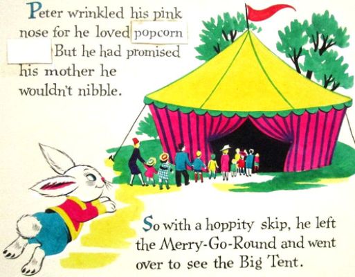 1972 PETER RABBIT CIRCUS DOLLIE TINGLE ORIGINAL drawing art BOOK PAINTING tent | eBay US (Buy It Now)