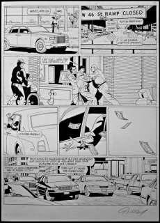 Renaud | Planche originale (p.16)  - Jessica Blandy T24  - Les Gardiens | Catawiki