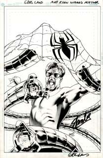 Greg Land Matt Ryan - Amazing Spider-Man #3 Cover (Doc Ock Shreds Spider-Man‘s Costume!) 2003