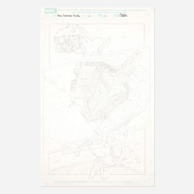 Lot 271 - James Cordeiro, Marvel Adventures: Iron Man #6 Story Page 2 Original Art (Marvel Comics, 2007) | Landry Pop Auctions