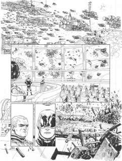 Planche originale 46 META-BARON Tome 4 - Simak le transhumain par Niko HENRICHON