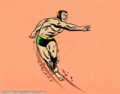 Original Animation Art of Prince Namor, the Sub-Mariner (Grantray-Lawrence, 1966). The Avenging Son, the Lord of - | Heritage