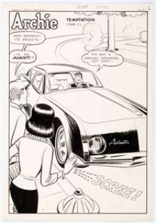 Harry Lucey Archie’s Pals ’n’ Gals #23 Splash Page Original Art (Archie Comics, 1962). Reggie Mantle, rival to - | Heritage