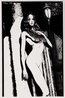 Brian Haberlin Spawn Splash Page 4 Original Art (Image, 2008). Morana, freshly bathed in the blood of innocents -