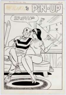 Dan DeCarlo Laugh Comics #143 Veronica’s Pin-Up Illustration Original Art (Archie Comics, 1963). Reportedly - | Heritage