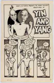 Greg Irons Yellow Dog #18 (V2#5) Complete 5-Page Story Original Art (Print Mint, 1970). Underground Comix -