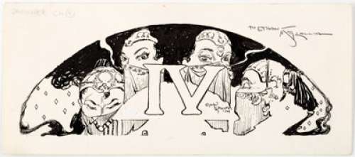 Michael Kaluta Lost Valley of Iskander Chapter 4 Book Illustration Original Art (Zebra Books, 1976). A - | Heritage