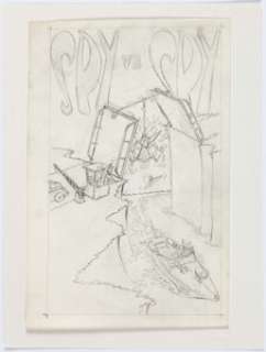 Antonio Prohias Spy vs Spy Paperback Cover Preliminary Original Art (EC/Warner Books, c. 1970’s). Antonio - | Heritage